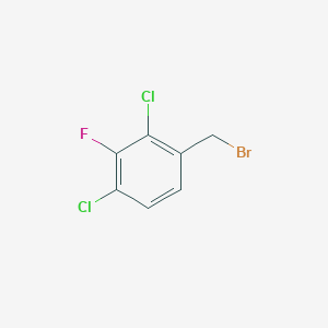 molecular formula C7H4BrCl2F B1411327 2,4-Dichloro-3-fluorobenzyl bromide CAS No. 1804514-62-2