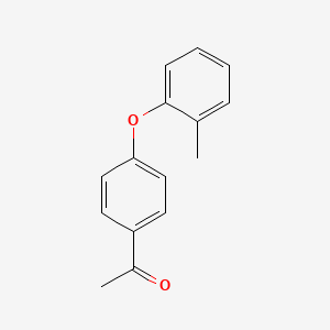 molecular formula C15H14O2 B14113343 1-(4-(o-Tolyloxy)phenyl)ethan-1-one 