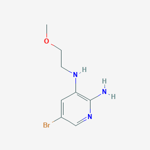 5-Bromo-N3-(2-methoxyethyl)pyridine-2,3-diamine