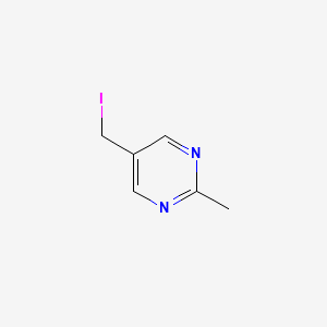 molecular formula C6H7IN2 B1411340 5-Iodomethyl-2-methyl-pyrimidine CAS No. 2090297-94-0