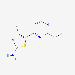 5-(2-Ethylpyrimidin-4-yl)-4-methylthiazol-2-amine