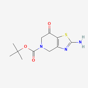 tert-Butyl 2-amino-7-oxo-6,7-dihydrothiazolo[4,5-c]pyridine-5(4H)-carboxylate