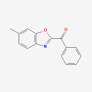 molecular formula C15H11NO2 B14113506 (6-Methylbenzoxazol-2-yl)(phenyl)methanone 