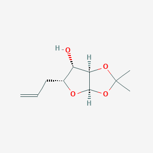 molecular formula C10H16O4 B1411356 (3aR,5R,6S,6aR)-5-allyl-2,2-dimethyltetrahydrofuro[2,3-d][1,3]dioxol-6-ol CAS No. 546141-37-1