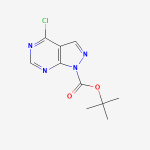 tert-butyl 4-chloro-1H-pyrazolo[3,4-d]pyrimidine-1-carboxylate