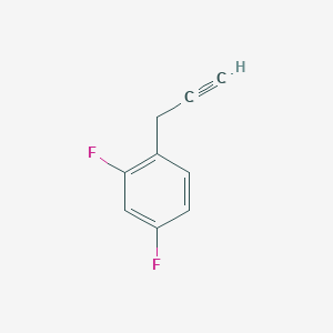 molecular formula C9H6F2 B1411358 2,4-二氟-1-(丙-2-炔-1-基)苯 CAS No. 2228878-50-8
