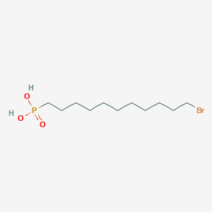 molecular formula C11H24BrO3P B14113678 (11-Bromoundecyl)phosphonic acid 