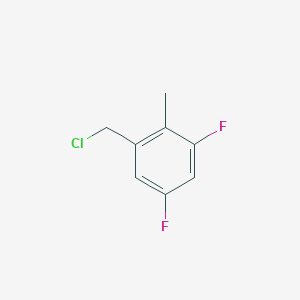 molecular formula C8H7ClF2 B1411368 3,5-Difluoro-2-methylbenzyl chloride CAS No. 1804418-14-1
