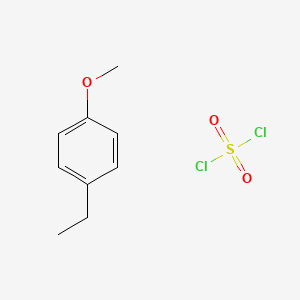 molecular formula C9H12Cl2O3S B14113716 5-Ethyl-2-methoxybenzene sulfonyl chloride 