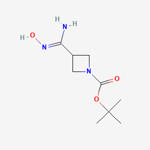 Tert-butyl 3-(N-hydroxycarbamimidoyl)azetidine-1-carboxylate