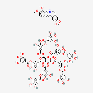 molecular formula C96H69NO50 B14113735 Berberine tannate 