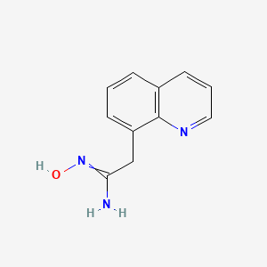 N'-Hydroxy-2-(quinolin-8-yl)ethanimidamide