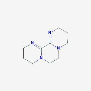 molecular formula C10H16N4 B14113763 3,7,10,14-tetrazatricyclo[8.4.0.02,7]tetradeca-1(14),2-diene 