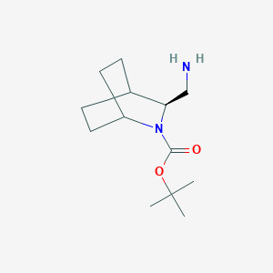 tert-butyl (3S)-3-(aminomethyl)-2-azabicyclo[2.2.2]octane-2-carboxylate