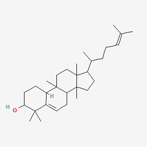 molecular formula C30H50O B14113863 3beta-Cucurbita-5,24-dien-3-ol CAS No. 128779-09-9