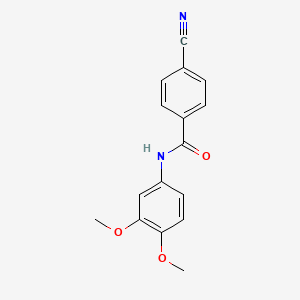 4-cyano-N-(3,4-dimethoxyphenyl)benzamide