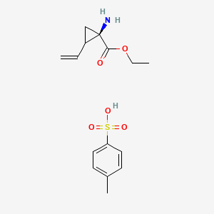 ethyl (1R)-1-amino-2-ethenylcyclopropane-1-carboxylate;4-methylbenzenesulfonic acid