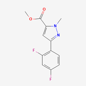 Methyl 3-(2,4-difluorophenyl)-1-methyl-1H-pyrazole-5-carboxylate