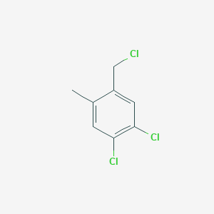 molecular formula C8H7Cl3 B1411395 4,5-Dichloro-2-methylbenzyl chloride CAS No. 1803845-16-0