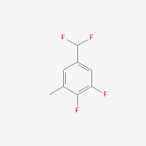 molecular formula C8H6F4 B1411398 3,4-Difluoro-5-methylbenzodifluoride CAS No. 1806320-84-2
