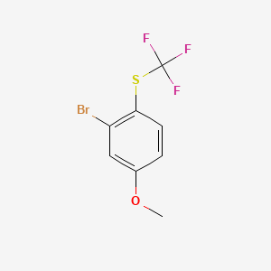 3-Bromo-1-methoxy-4-[(trifluoromethyl)thio]benzene