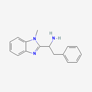 1-(1-methyl-1H-benzimidazol-2-yl)-2-phenylethanamine