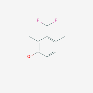 molecular formula C10H12F2O B1411404 3-Difluoromethyl-2,4-dimethylanisole CAS No. 1803827-41-9