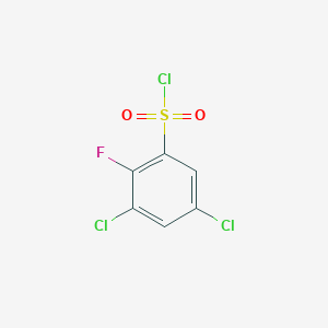 molecular formula C6H2Cl3FO2S B1411411 3,5-Dichloro-2-fluorobenzenesulfonyl chloride CAS No. 1806349-72-3