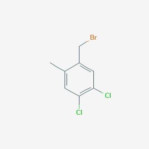 molecular formula C8H7BrCl2 B1411416 4,5-Dichloro-2-methylbenzyl bromide CAS No. 1806284-00-3