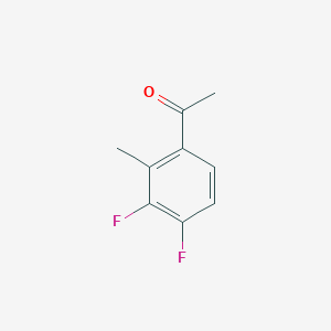 molecular formula C9H8F2O B1411417 3',4'-Difluoro-2'-methylacetophenone CAS No. 1804417-43-3