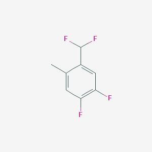 molecular formula C8H6F4 B1411418 4,5-Difluoro-2-methylbenzodifluoride CAS No. 1803825-58-2