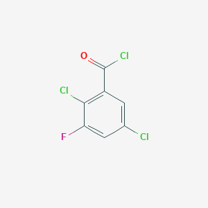 molecular formula C7H2Cl3FO B1411423 2,5-Dichloro-3-fluorobenzoyl chloride CAS No. 1803718-66-2