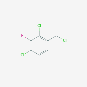 molecular formula C7H4Cl3F B1411425 2,4-Dichloro-3-fluorobenzyl chloride CAS No. 1807053-37-7