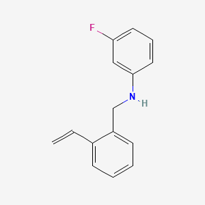 3-Fluoro-N-(2-vinylbenzyl)aniline