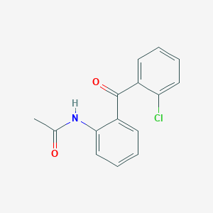 N-(2-(2-chlorobenzoyl)phenyl)acetamide