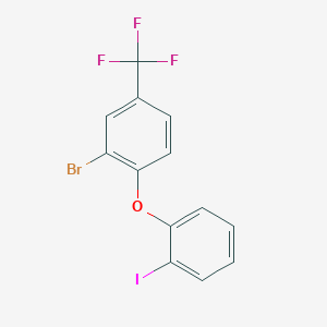 2-Bromo-1-(2-iodophenoxy)-4-(trifluoromethyl)benzene