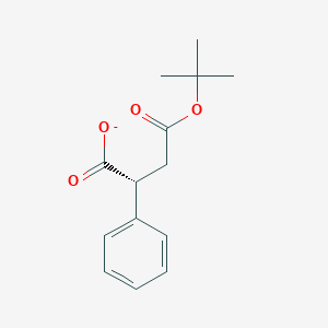 (2R)-4-[(2-methylpropan-2-yl)oxy]-4-oxo-2-phenylbutanoate