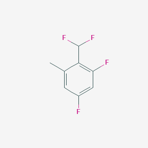 molecular formula C8H6F4 B1411442 2,4-Difluoro-6-methylbenzodifluoride CAS No. 1803826-64-3