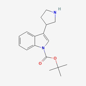 3-Pyrrolidin-3-YL-indole-1-carboxylic acid tert-butyl ester