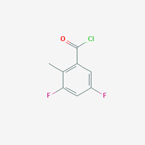molecular formula C8H5ClF2O B1411443 3,5-Difluoro-2-methylbenzoyl chloride CAS No. 1803782-65-1
