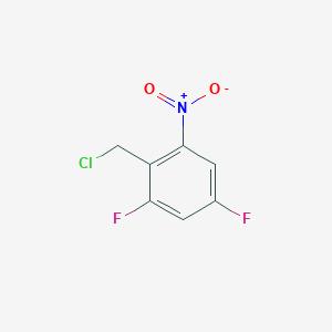 molecular formula C7H4ClF2NO2 B1411447 2,4-Difluoro-6-nitrobenzyl chloride CAS No. 1803809-32-6