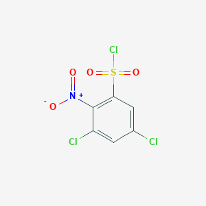 molecular formula C6H2Cl3NO4S B1411453 3,5-Dichloro-2-nitrobenzenesulfonyl chloride CAS No. 1807181-19-6