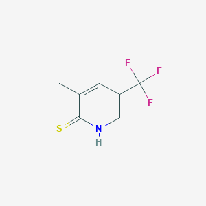 3-Methyl-5-(trifluoromethyl)pyridine-2-thiol