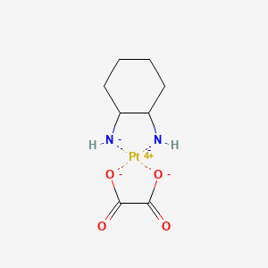 molecular formula C8H12N2O4Pt B14114618 (2-azanidylcyclohexyl)azanide;oxalate;platinum(4+) 