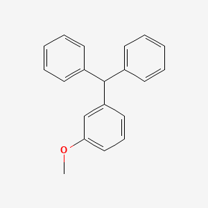 molecular formula C20H18O B14114631 ((3-Methoxyphenyl)methylene)dibenzene 