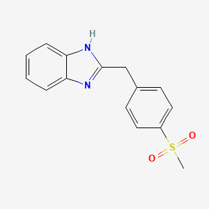 2-(4-(Methylsulfonyl)benzyl)-1H-benzo[d]imidazole