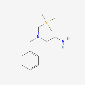 molecular formula C13H24N2Si B1411480 (2-Aminoethyl)(benzyl)[(trimethylsilyl)methyl]amine CAS No. 1908469-38-4
