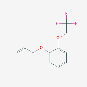 molecular formula C11H11F3O2 B1411486 1-Allyloxy-2-(2,2,2-trifluoroethoxy)-benzene CAS No. 1699769-07-7