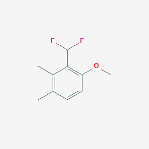 molecular formula C10H12F2O B1411494 2-Difluoromethyl-3,4-dimethylanisole CAS No. 1803851-62-8