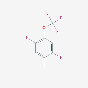 molecular formula C8H5F5O B1411495 2,5-Difluoro-4-(trifluoromethoxy)toluene CAS No. 1806389-39-8